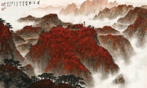 当代金陵画派山水画大师魏紫熙作品赏析