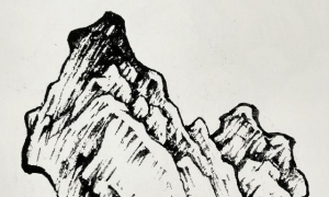 国画基础：山水画“斧劈皴”的画法与步骤
