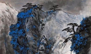 一手伸向生活一手伸向传统——魏紫熙国画瀑布集