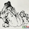 国画基础：山水画“斧劈皴”的画法与步骤
