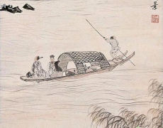 古代的画家怎么都喜欢在船上画画写字?