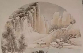 写意山水的画法！