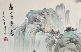 山水画的对比和衬托很重要