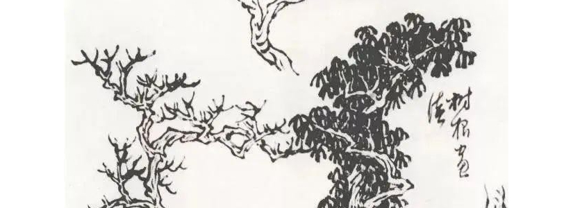 山水画教学参考——秋园教学画稿