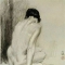 国画大师徐悲鸿的绘画作品女性形体素描
