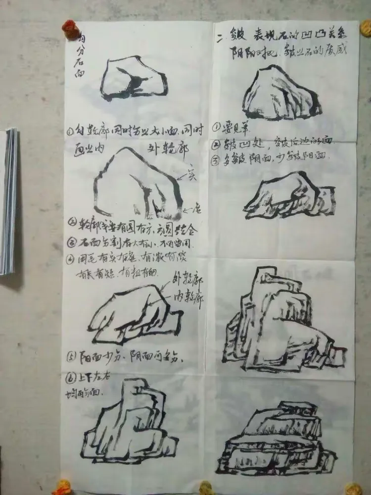 山石皴法小结