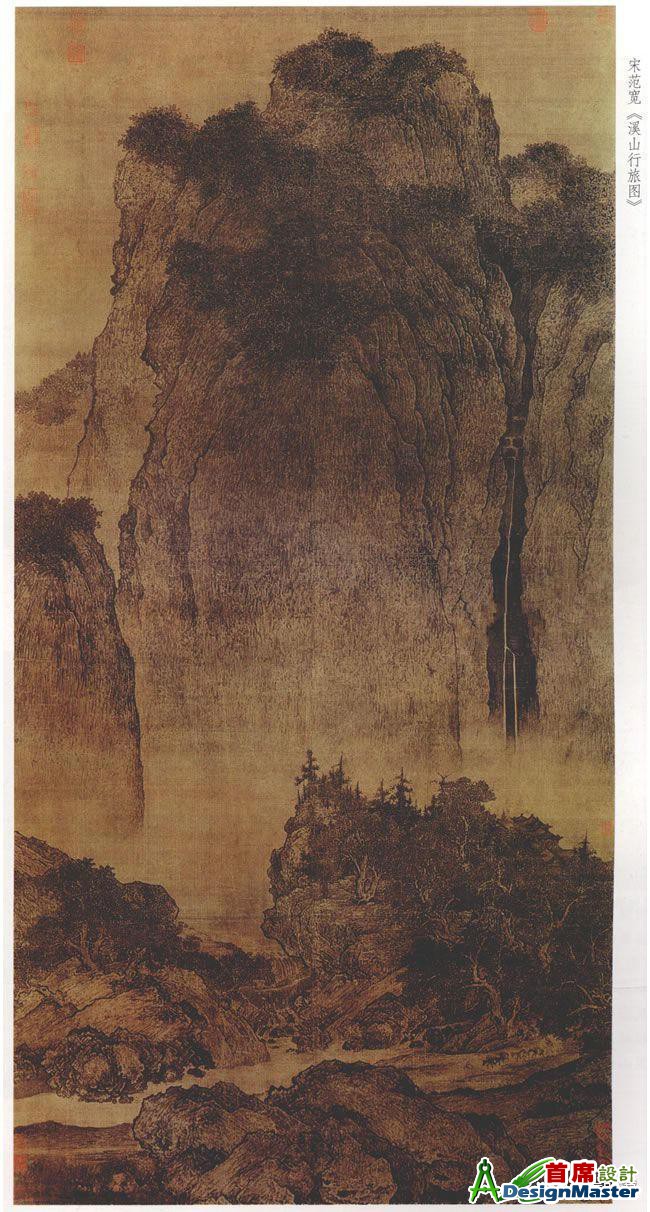 山水画雨点皴技法解析